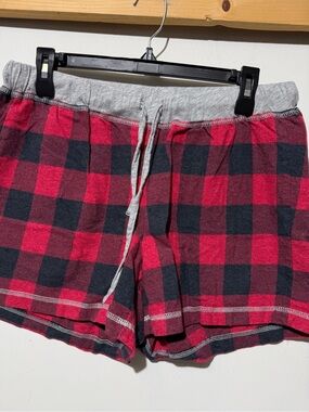 Dylan Buffalo Check Plaid Lounge Shorts sz Medium
